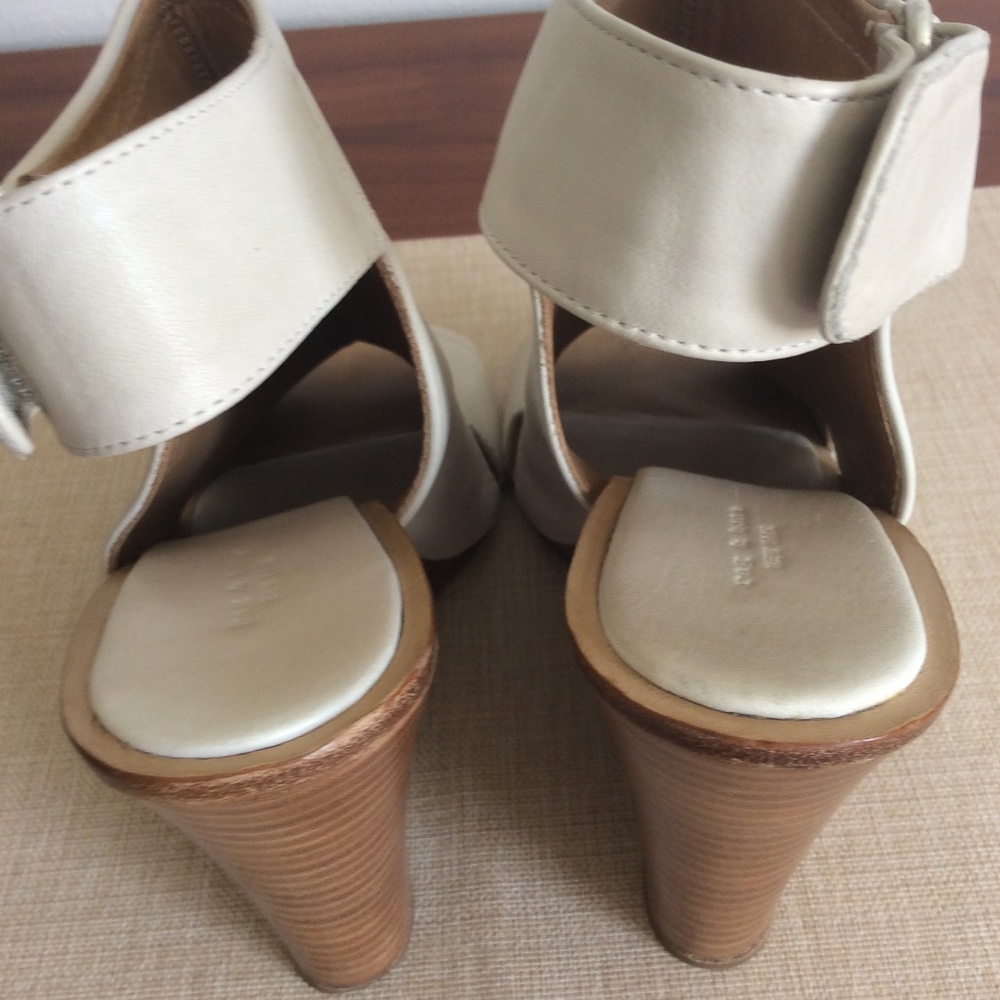 Rag & Bone Wembley Peep-Toe Wedge Bootie Sz-10/40 - Picture 7 of 8